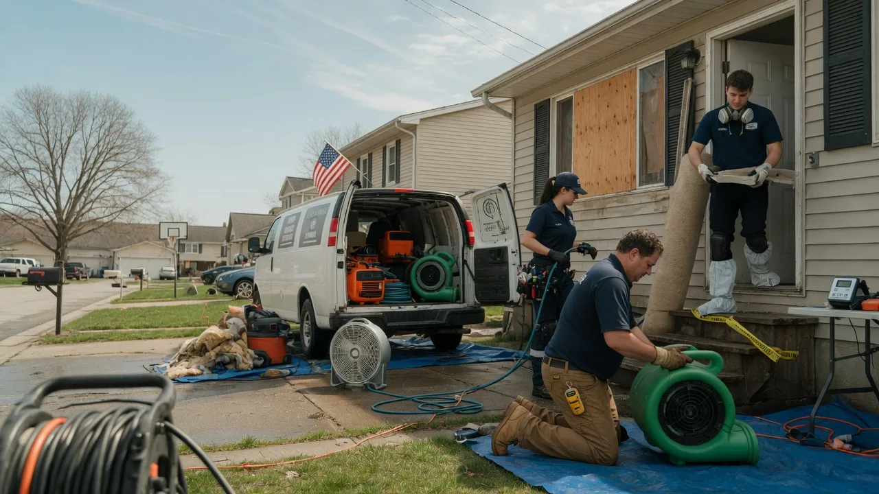 Water Damage Restoration in Brighton, MI near me